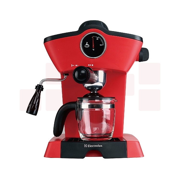 伊莱克斯 EGCM1000 咖啡机 800W(单位：台) 红