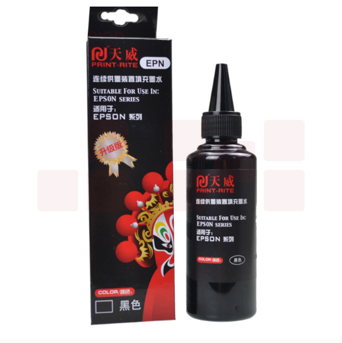 天威 黑色通用墨水 适用EPSON爱普生100ML