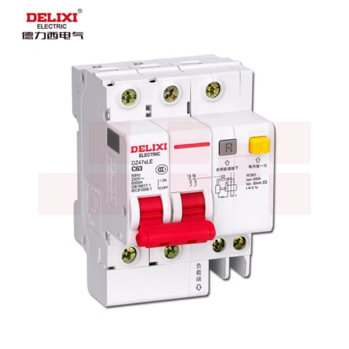 德力西 DZ47SLE-2P C型 63A (拼装) 漏电保护断路器