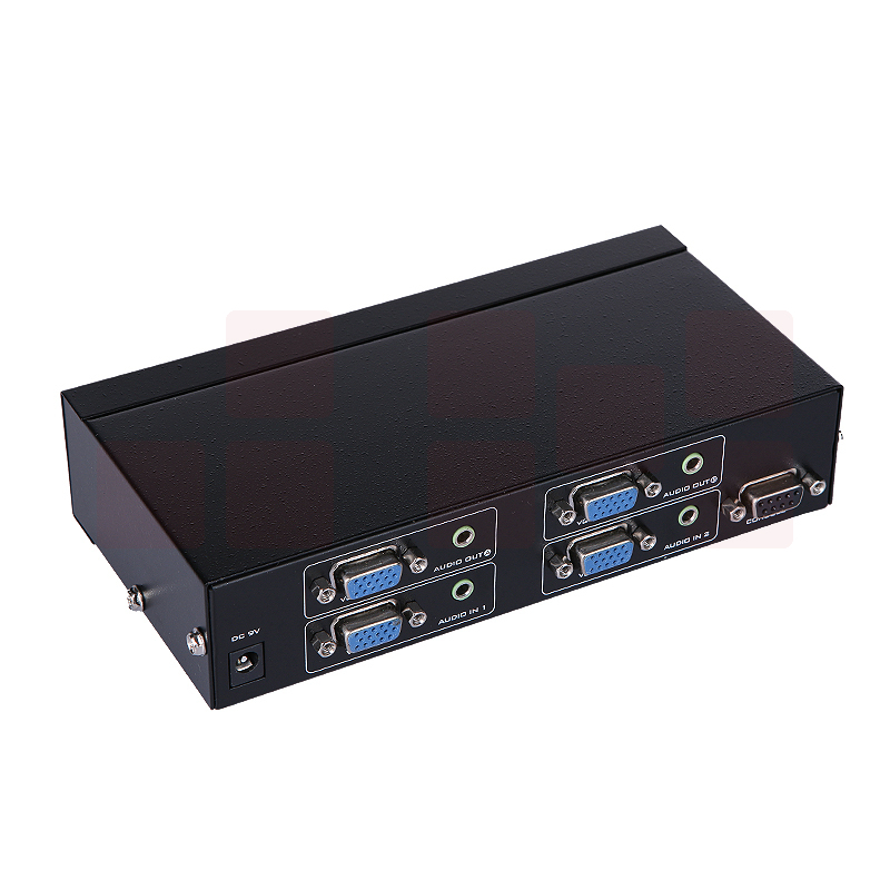 迈拓维矩MT-VT212 vga矩阵切换器音频视频2进2出高清监控矩阵切换器