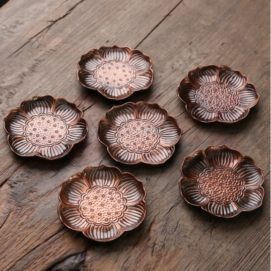 紫砂壶品茗杯托  货号：GD