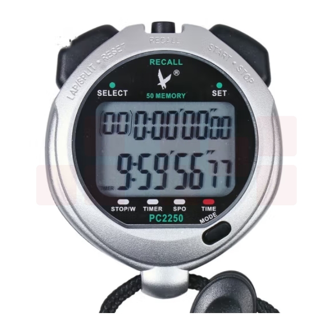 天福 电子秒表 双排30道电子记忆计时秒表PC2230