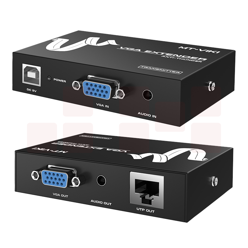 迈拓维矩MT-200T 网线转vga延长器200米网口rj45网络延伸传输信号放大器