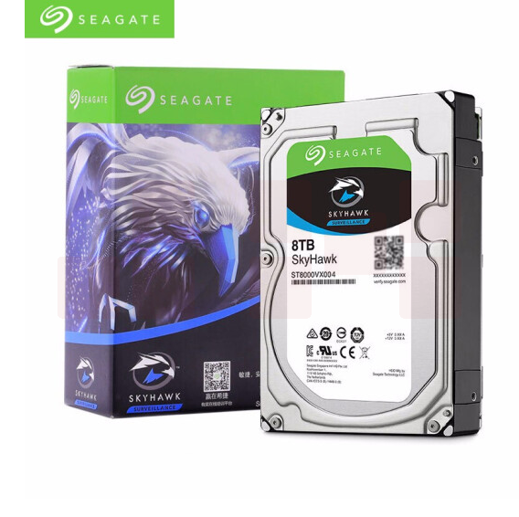 希捷 监控硬盘8TB 256MB 7200转 SATA 垂直  ST8000VX004