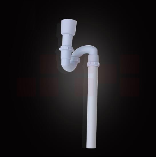 小便池下水配件 加厚PVC下水管 S弯小便器下水管