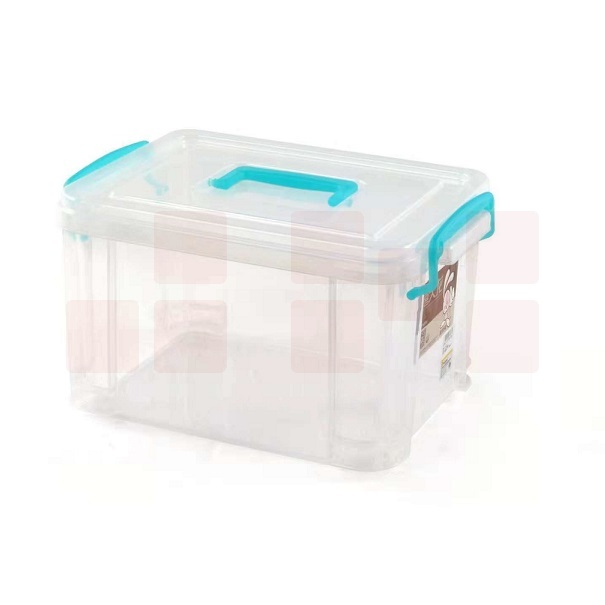 禧天龙透明收纳箱32.6*23.5*19cm塑料储物箱整理箱