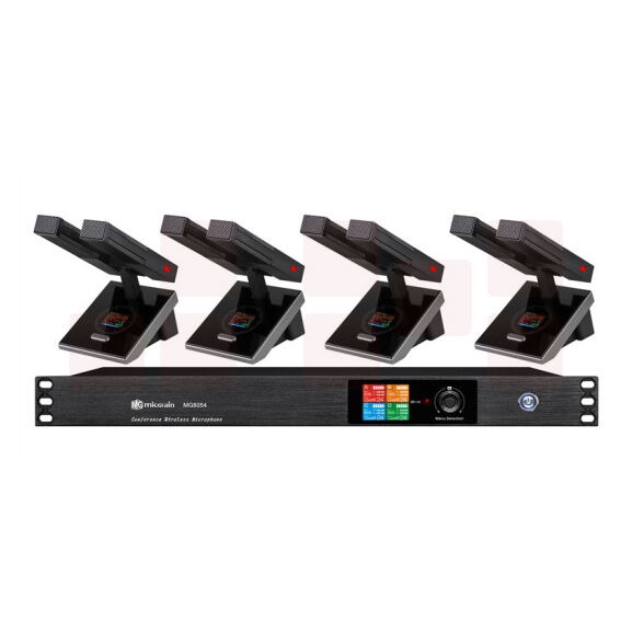 麦谷  MG8054无线一拖四双杆会议话筒  双咪杆普通款  货号：LJ