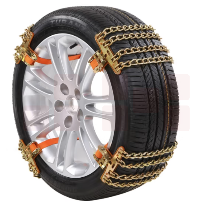 防滑链 铁质 雪地防滑链 汽车货车轮胎通用加粗应急脱困铁链 4道 大号（6条起订）