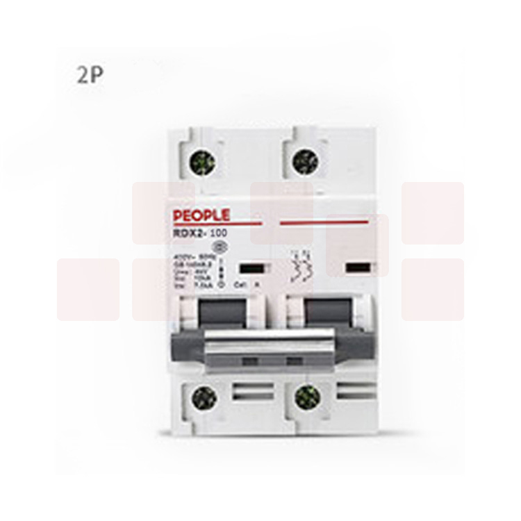 人民电器 断路器 RDX2-100（63A／2P)大功率断路器