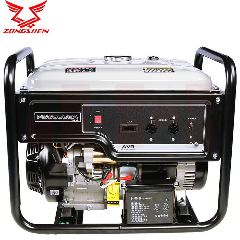 宗申 汽油双电压发电机(190动力) 5KW/220V/380V