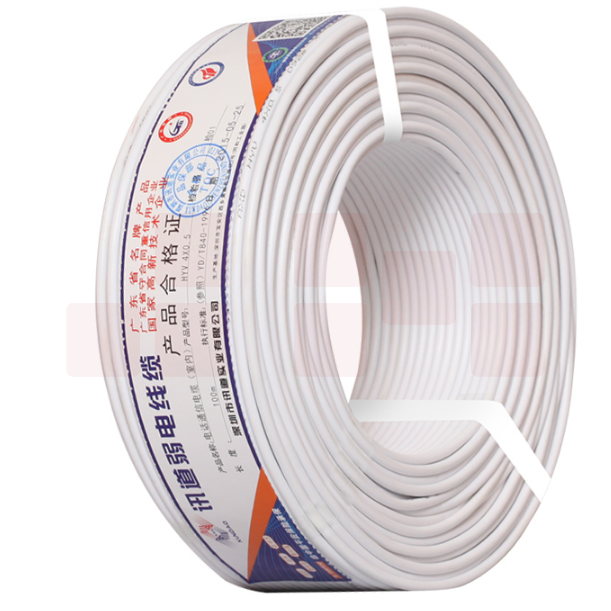 讯道 室内电话线HYV 两芯电话线，0.4平方  100米/盘