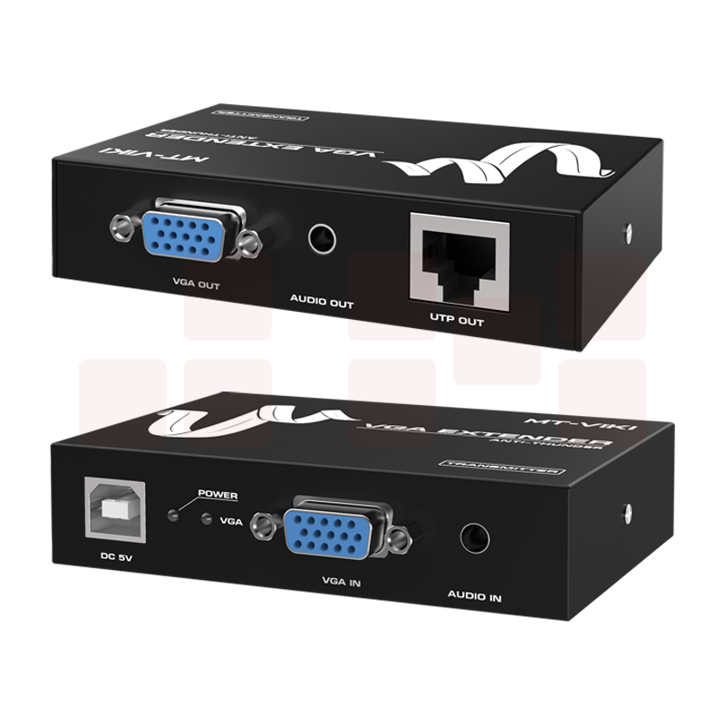迈拓维矩MT-100T 网线转vga延长器100米网口rj45网络延伸传输信号放大器