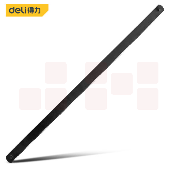 得力(deli) 6英寸迷你钢锯条10根装 65Mn钢锯条24齿 DL353001  货号：JC