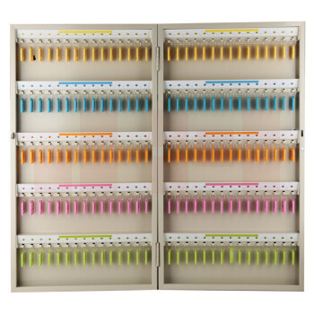 钥匙箱 金属钥匙箱 钥匙箱壁挂式汽车钥匙管理箱子锁匙收纳盒 160位