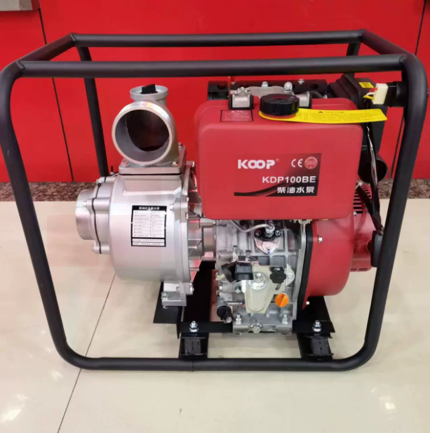 江苏科普  柴油机水泵 4寸  KDP100BE   货号：JC