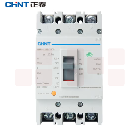 正泰  NM1-125S/3300-125A-G 塑壳断路器 3P空气开关