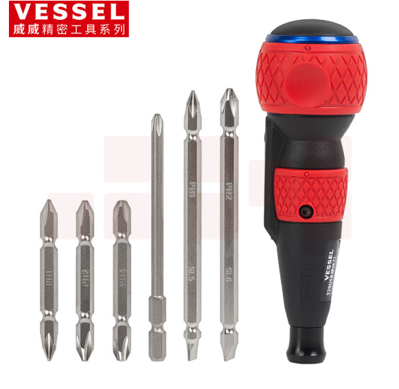 威威 原装进口十字一字USB充电式电动螺丝刀 220USB-6C 标配6支批头 1套 销售单位：套   货号：GD