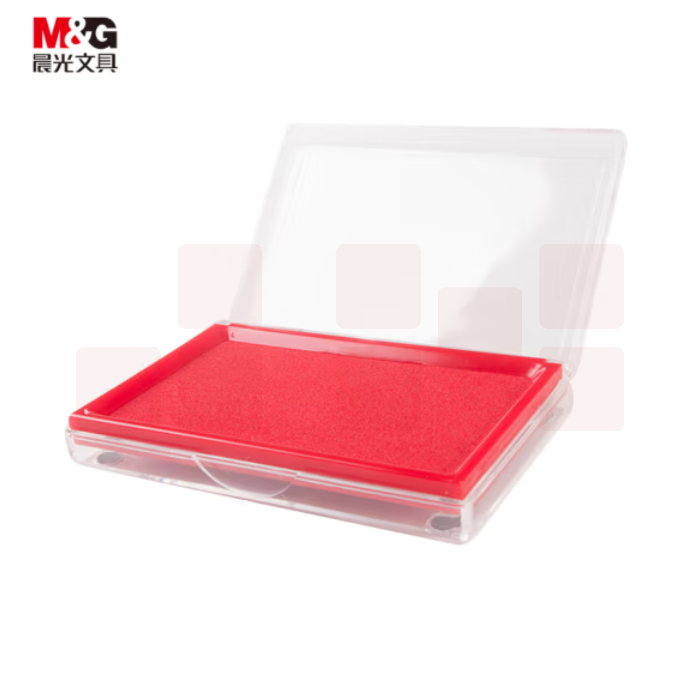 晨光 红色印台138*88mm方形印台印泥 AYZ97513