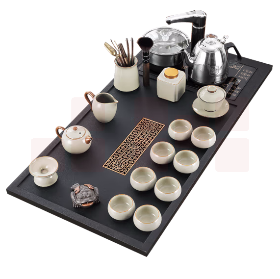 唐丰 茶具套装全自动烧水壶一体茶盘家用客厅高档泡茶功夫茶台  货号：JC