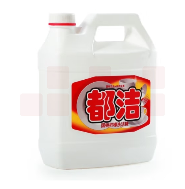 都洁 5KG洗涤灵 柠檬餐具洗洁精大桶经济装