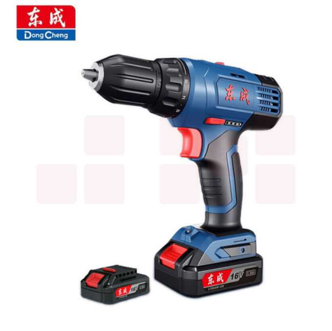 东成 DCJZ18-10E 双电版 锂电钻充电式起子机手电钻多功能套装16V电动螺丝刀