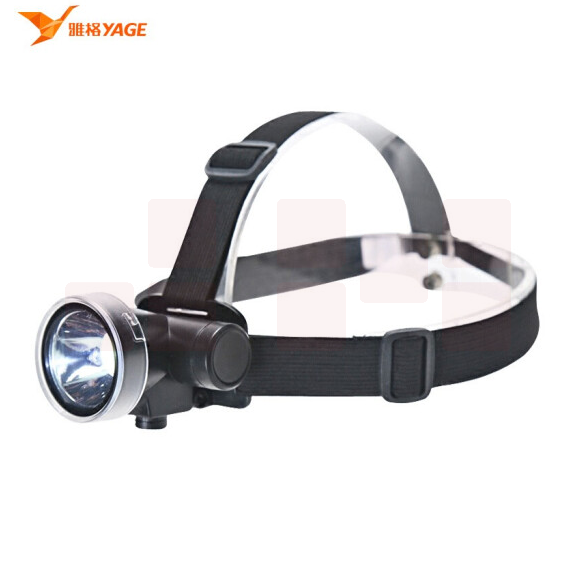 雅格LED户外强光远射充电头灯头戴式手电筒YG-5598