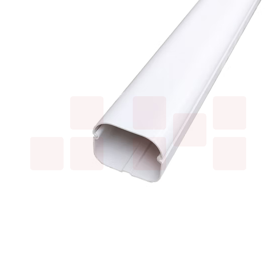 PVC空调装饰管   空调装饰遮挡套管 75*65mm  60cm/根   货号：JC