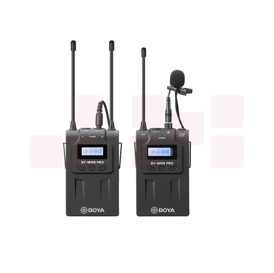 博雅BY-WM8PRO 无线麦克风 领夹式话筒 BY-WM8 PRO-K1一拖一小蜜蜂