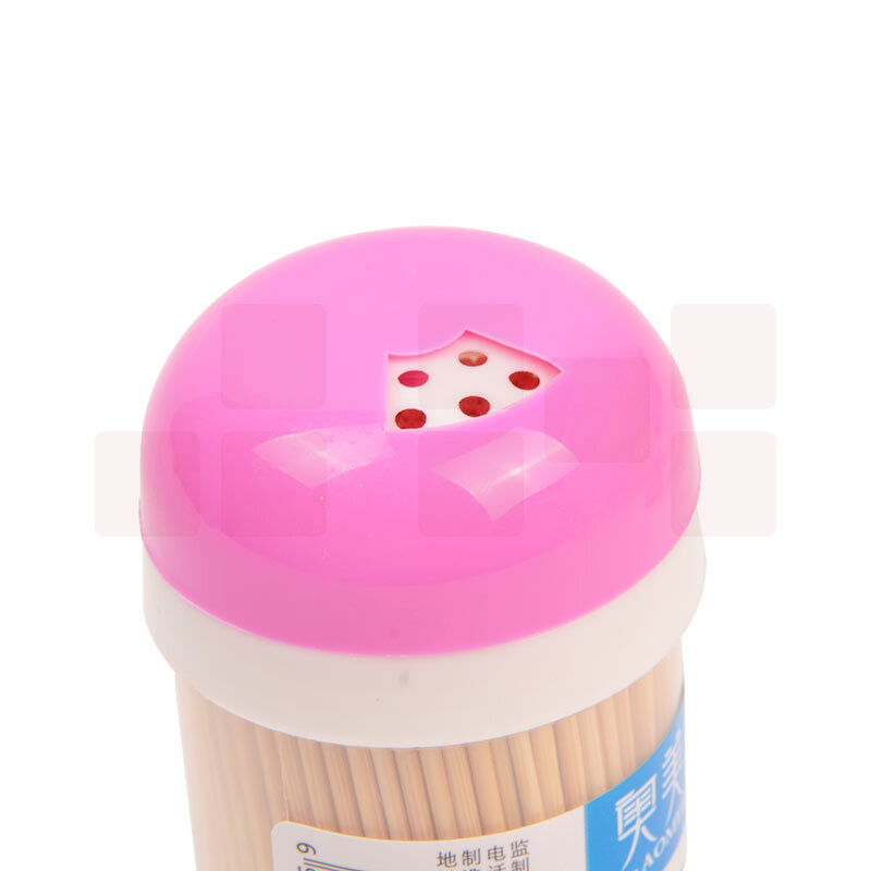 奥美洁 竹牙签便携牙签罐装 300支*10罐装