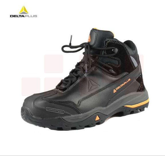 代尔塔 301336 黑色/耐酸碱劳保鞋男 耐高温安全鞋 耐寒防静电防滑防砸防刺穿工作鞋