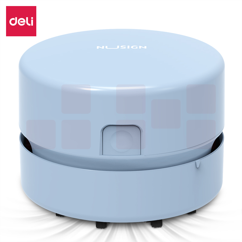 得力纽赛 充电式强吸力桌面吸尘器 桌面清洁器 NS199 蓝