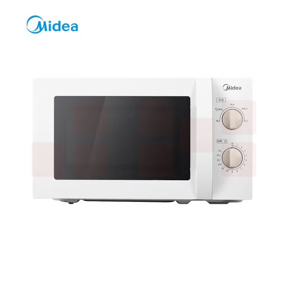 美的  家用大容量 微波炉 智能菜单 易清洁面板21升 转盘直径255mm  MM721NG1-PS