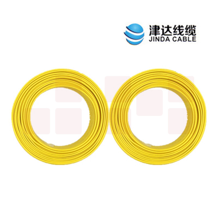 津达 BVR-黄色70平方 100/盘 电缆  软塑铜线