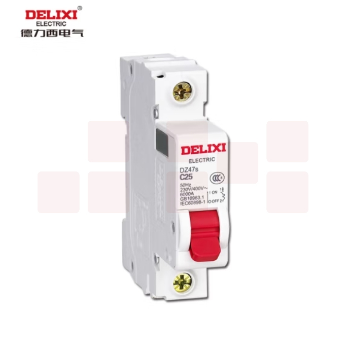 德力西 DZ47S 1P C型 25A 断路器空气开关