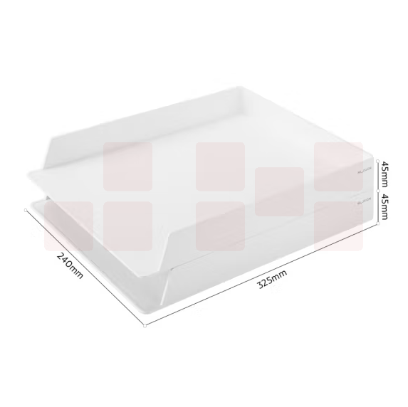 得力纽赛NS001 桌面文件托盘6件套 文件座套装 乳白色