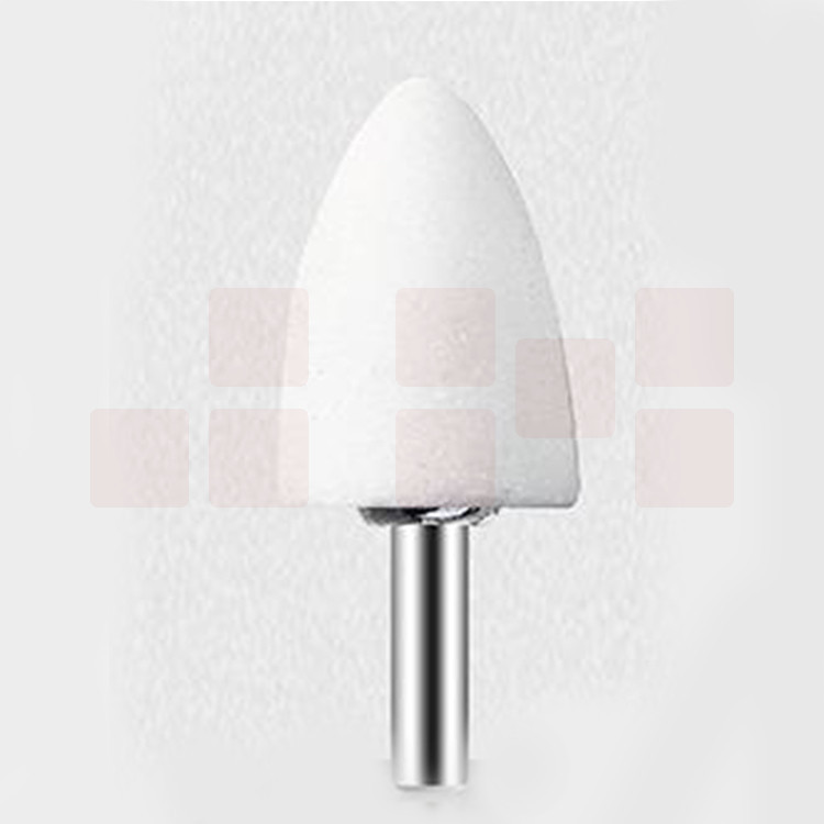 巨联 白色25（椭圆型） 磨头砂轮磨头电磨机配套金属打磨抛光磨头