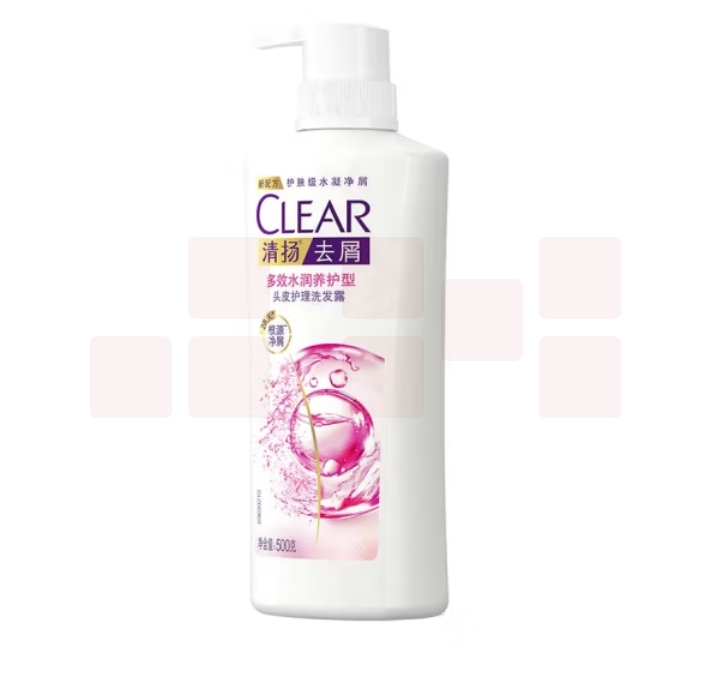 清扬 洗发水 500ML 多效水润养护型