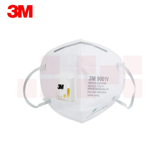 3M   9001v  防尘口罩带呼吸阀(耳带式)