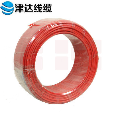 津达电缆 ZCN-BV-红色2.5平方 耐火阻燃塑铜线 100米/盘