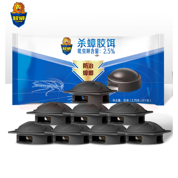 超威  蟑螂药盒   灭蟑螂饵剂杀蟑螂除蟑螂 8个/盒   请按8的倍数下单