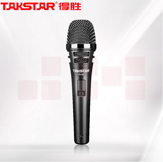 得胜（TAKSTAR）TA-60有线动圈麦克风 专业演出唱歌话筒 家庭ktv演唱K歌卡拉OK舞台录音会议主持麦克风