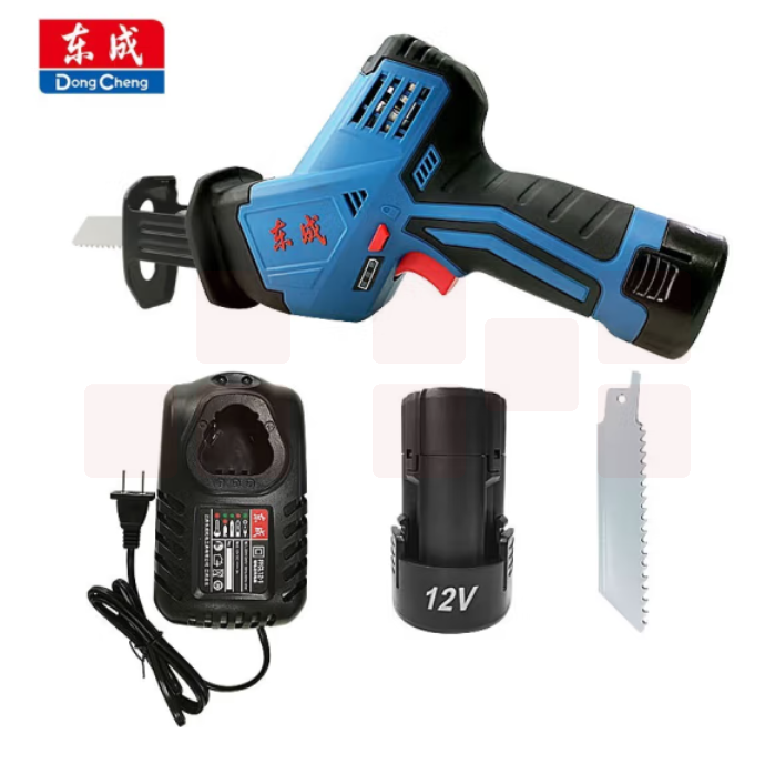 东成 DCJF15E 锂电马刀锯 双电版 充电式电锯往复锯 12V