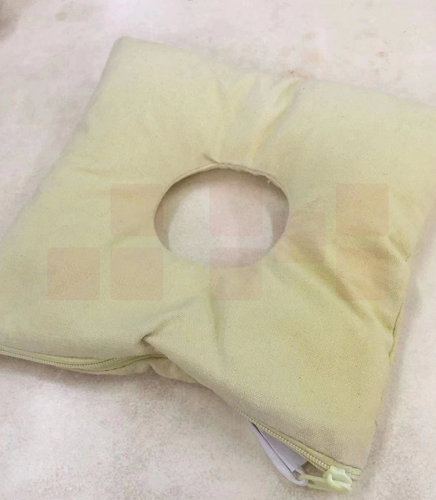 乳腺热竜包布袋 中孔直径6.5cm 外径19*19cm  货号：LJ