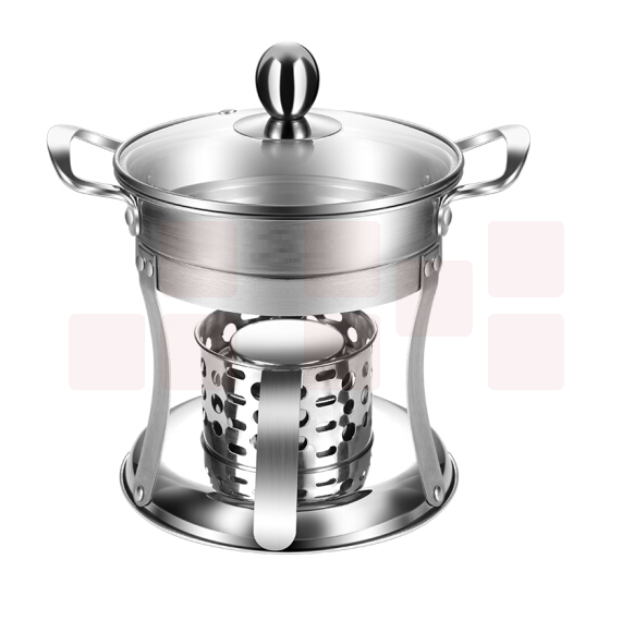 单人火锅 石蜡火锅 不锈钢火锅  小火锅干锅