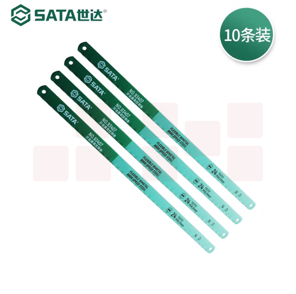 世达 93406 12英寸金属锯条 双金属柔性锯条18齿(10条装)