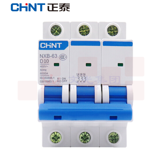 正泰（CHNT）NXB-63-3P-D20 小型断路器 空气开关 3P D型 20A