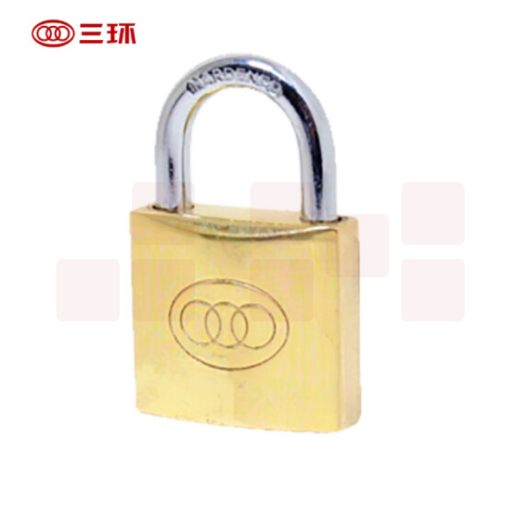 三环 铜挂锁 63mm 配10把钥匙  （定制款联系客服）