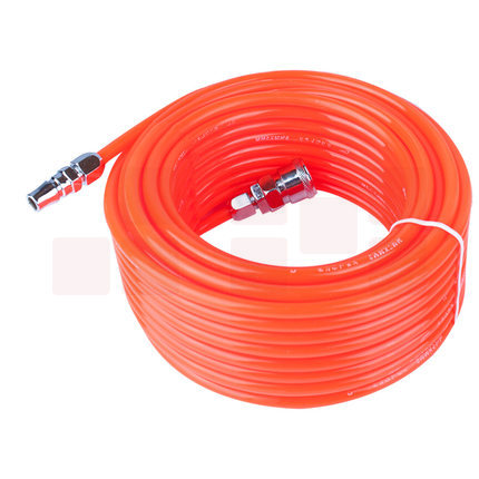 明达（MINGDA）橙色5＊8＊15M（配接头） 风管气管气动软管空压机软管