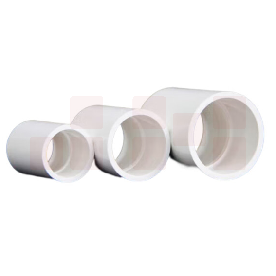 PVC直通直接 管箍 50mm 货号：JC