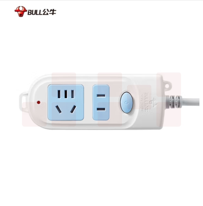 公牛 GN-612 2位总控 3米多位插座  新国标插座/插线板/插排/排插